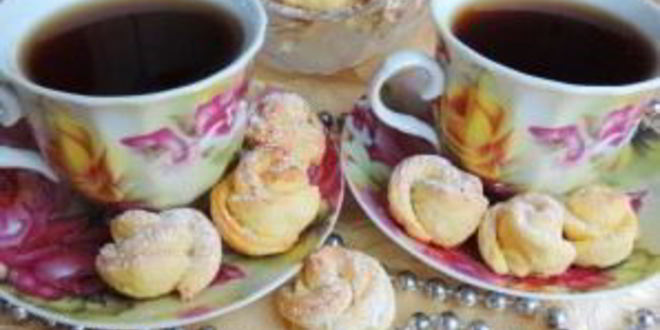 Рецепт домашнего печенья с творогом