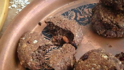 Рецепт Имбирного печенья из льняной муки с овсянкой