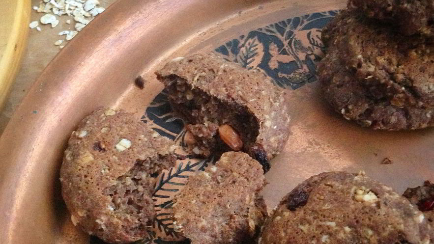 Рецепт имбирного печенья из льняной муки с овсянкой