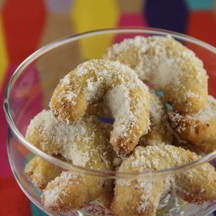 Рецепт Кокосово-ванильных рогалики