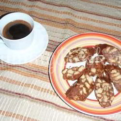 Рецепт Колбаски сладкой из печенья