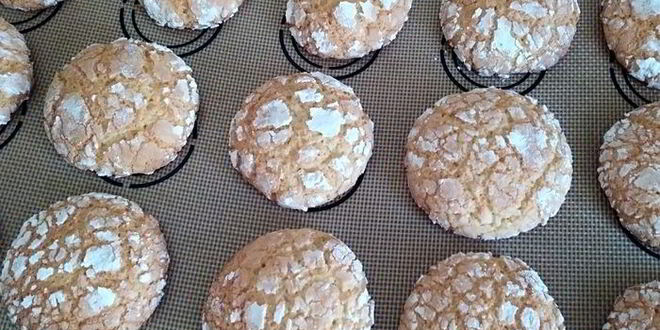 Рецепт лимонно-кокосового печенье с трещинками