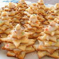 Новогоднее печенье Елочки