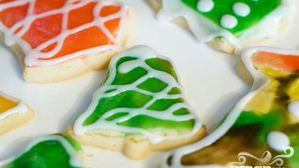 Рецепт Новогоднего печенья с глазурью