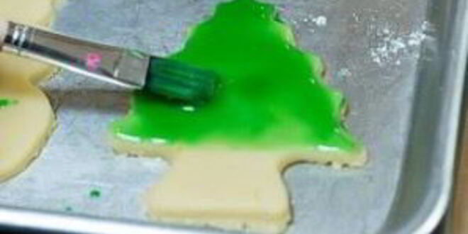 Рецепт новогоднего печенья с глазурью