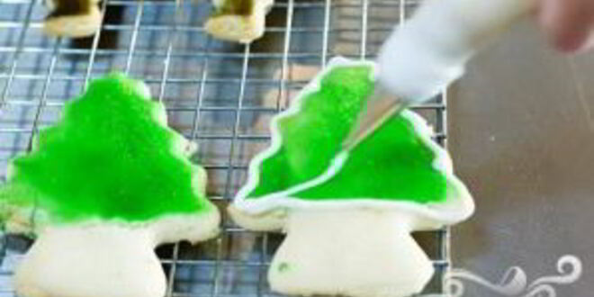 Рецепт новогоднего печенья с глазурью