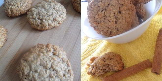 Рецепт овсяного печенья с грецким орехом