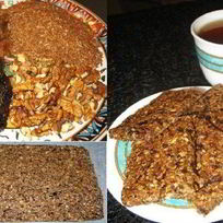 Овсяное печенье с изюмом, черносливом и семенами льна