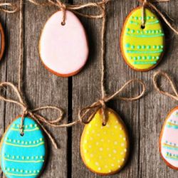 Рецепт Пасхального имбирного печенья в форме яиц