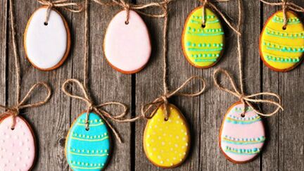 Рецепт Пасхального имбирного печенья в форме яиц