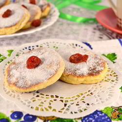 Рецепт Печенья к чаю на сковороде