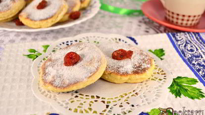 Рецепт Печенья к чаю на сковороде