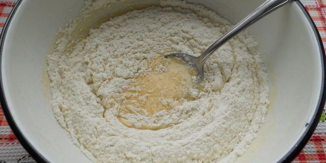 Рецепт печенья к чаю на сковороде