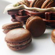 Рецепт Печенья Макарон с карамельно-шоколадным кремом