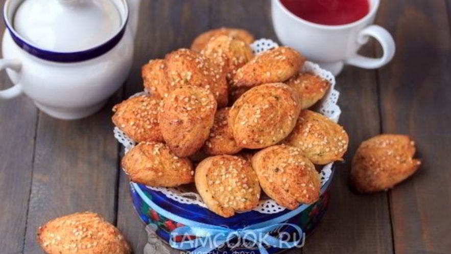 Рецепт печенья с плавленым сыром