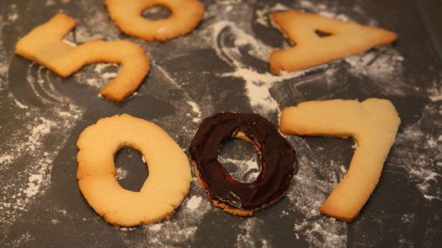 Рецепт печенья в шоколадной глазури