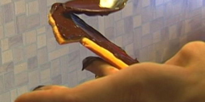 Рецепт печенья в шоколадной глазури