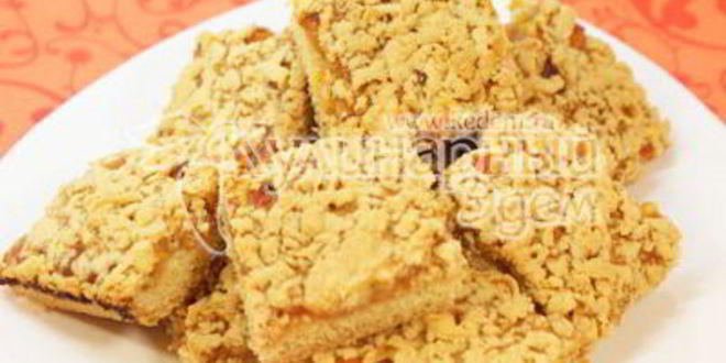 Рецепт печенья вкусняшка с яблочным джемом и облепихой