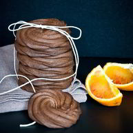 Рецепт Песочного печенья какао с апельсином