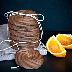 Рецепт Песочного печенья какао с апельсином