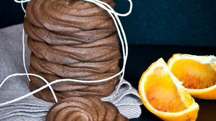 Рецепт Песочного печенья какао с апельсином