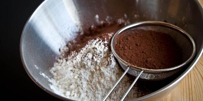 Рецепт песочного печенья какао с апельсином