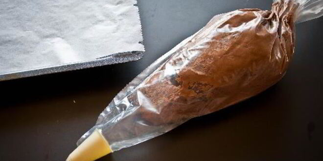 Рецепт песочного печенья какао с апельсином