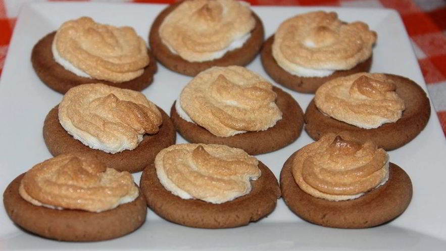 Рецепт песочного печенья с безе