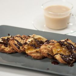 Рецепт Песочного печенья с шоколадным чили соусом