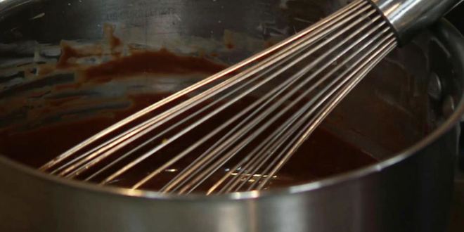 Рецепт песочного печенья с шоколадным чили соусом