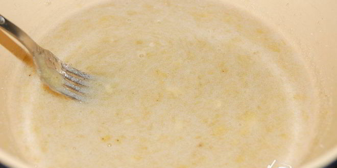 Рецепт постного бананова-медового печенья