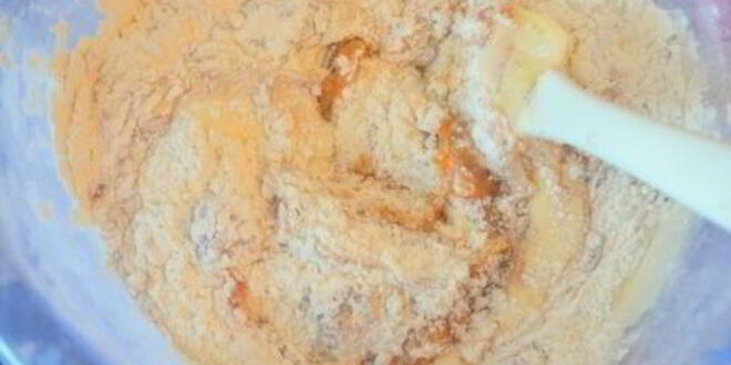 Рецепт пряного печенья с хурмой и грецкими орехами