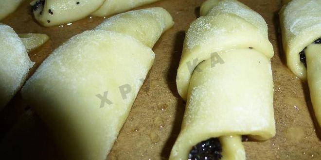 Рецепт рогаликов рулетики с маком в шоколадной глазури