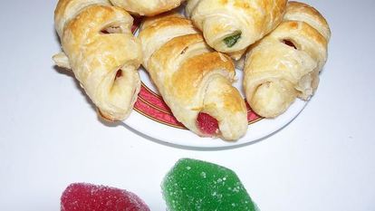 Рецепт Рогаликов с мармеладом