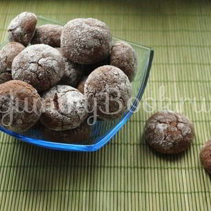 Рецепт Шоколадного печенья Трещинки