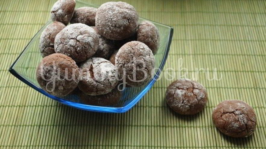 Рецепт шоколадного печенья трещинки