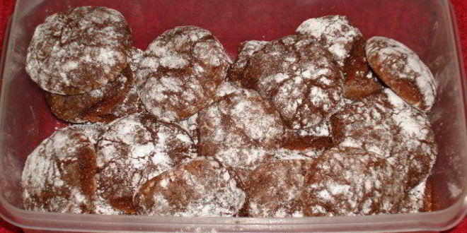 Рецепт шоколадного печенья трещинки