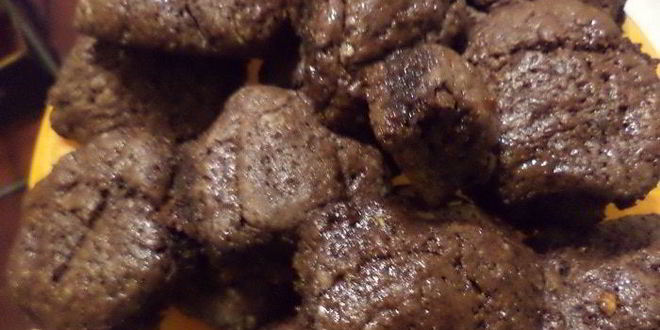 Рецепт шоколадного печенья в сахарном сиропе