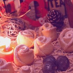 Рецепт Творожного печенья Розочки