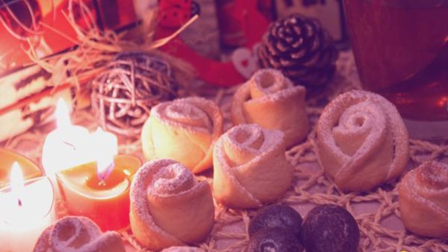 Рецепт творожного печенья розочки