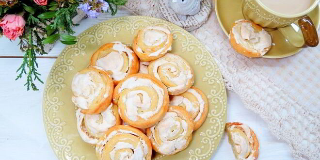 Рецепт творожного печенья с меренгой