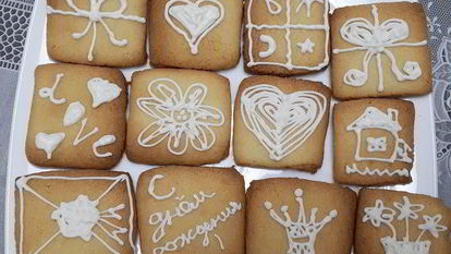 Рецепт Ванильного печенья с белым шоколадом