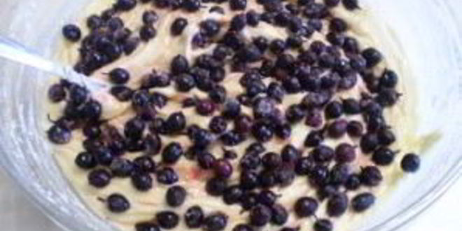 Рецепт бисквитного пирога с ягодами