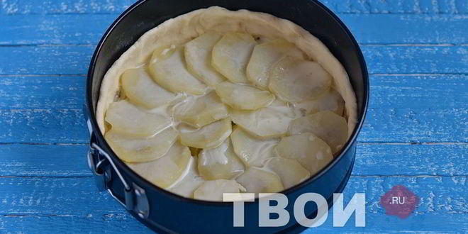 Рецепт картофельно-лукового пирог