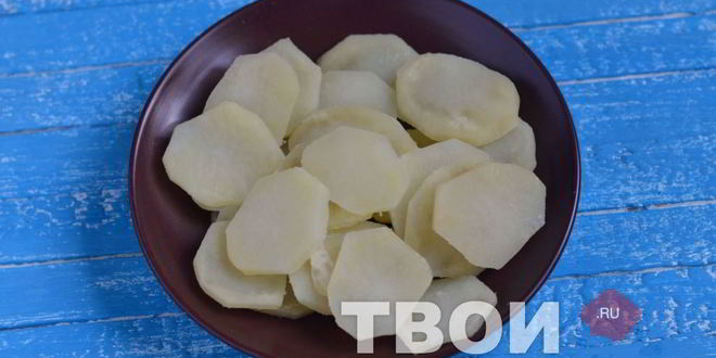 Рецепт картофельно-лукового пирог