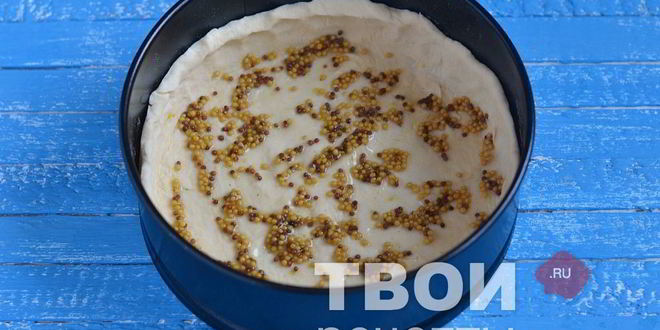 Рецепт картофельно-лукового пирог