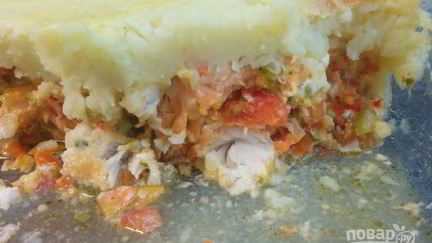 Рецепт Картофельного пирога с рыбой