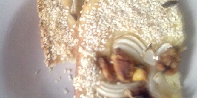 Рецепт открытого пирога с мидиями