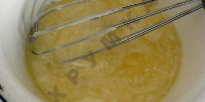 Рецепт персикового пирога с кокосовым штрейзелем