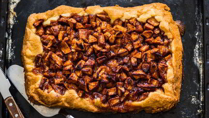 Рецепт Песочного яблочного пирога